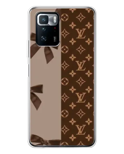 Чехол для Xiaomi POCO X3 GT с картинкой «Louis Vuitton — банты»