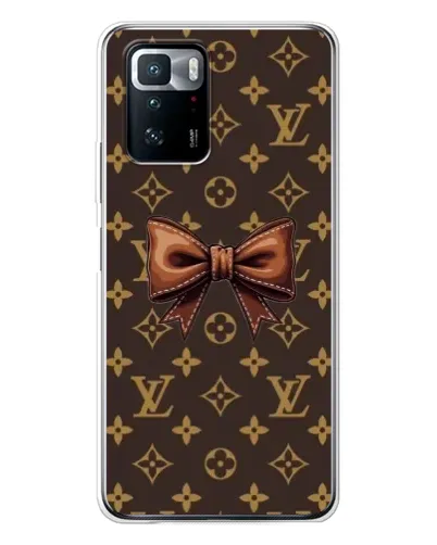 Чехол для Xiaomi POCO X3 GT с картинкой «LV с бантом»