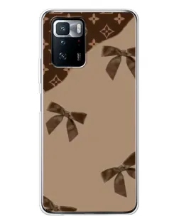 Чехол для Xiaomi POCO X3 GT с картинкой «LV — кофейный атлас»