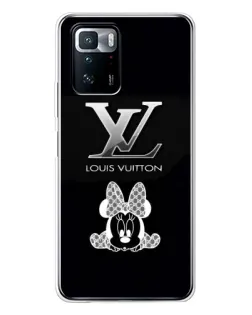Чехол для Xiaomi POCO X3 GT с картинкой «LV и Минни Маус»