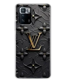Чехол для Xiaomi POCO X3 GT с картинкой «Кожаная текстура LV»
