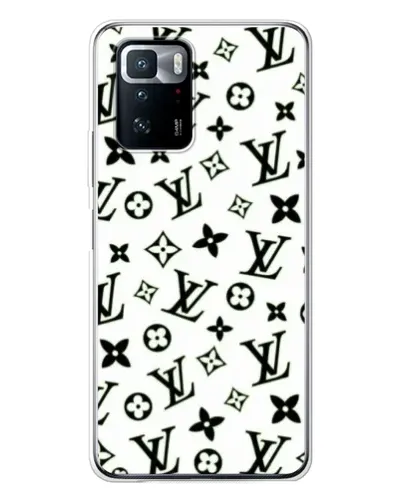Чехол для Xiaomi POCO X3 GT с картинкой «Монохромный хаос LV»