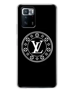 Чехол для Xiaomi POCO X3 GT с картинкой «LV — печать стиля»