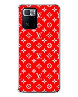 Чехол для Xiaomi POCO X3 GT с картинкой «Яркий паттерн LV»