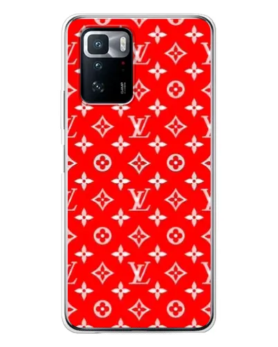 Чехол для Xiaomi POCO X3 GT с картинкой «Яркий паттерн LV»