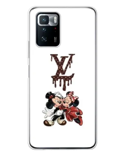 Чехол для Xiaomi POCO X3 GT с картинкой «LV и Микки Маус»