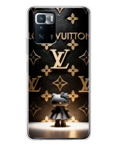Чехол для Xiaomi POCO X3 GT с картинкой «Монограмма с фигурой»