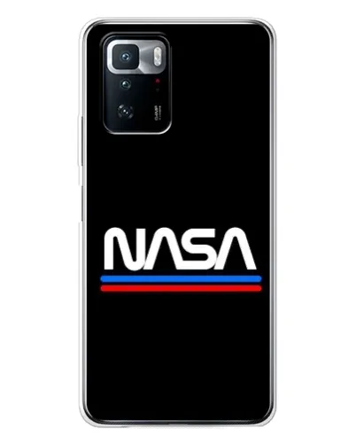 Чехол для Xiaomi POCO X3 GT с картинкой «NASA — классика Red Blue»