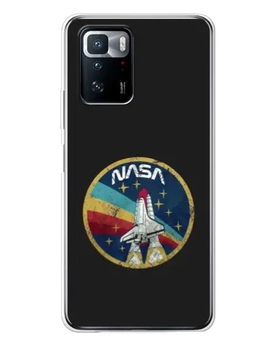 Чехол для Xiaomi POCO X3 GT с картинкой «NASA — эмблема миссии»