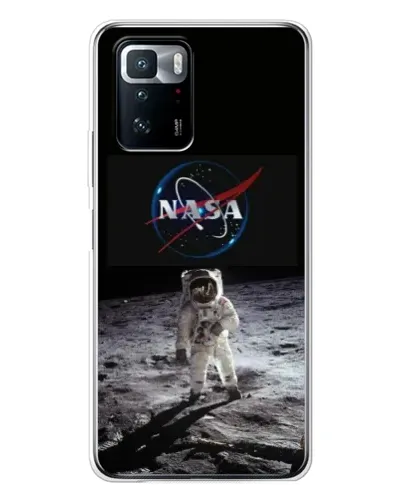 Чехол для Xiaomi POCO X3 GT с картинкой «Астронавт на Луне»