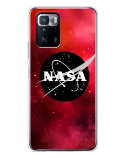 Чехол для Xiaomi POCO X3 GT с картинкой «NASA — красная туманность»