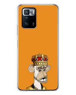 Чехол для Xiaomi POCO X3 GT с картинкой «Золотая обезьяна Bored Ape»