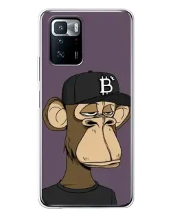 Чехол для Xiaomi POCO X3 GT с картинкой «Bored Ape в кепке»