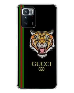 Чехол для Xiaomi POCO X3 GT с картинкой «Тигр Gucci»