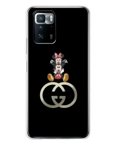 Чехол для Xiaomi POCO X3 GT с картинкой «Минни Маус на лого» Чехол для Xiaomi POCO X3 GT с картинкой «Минни Маус на лого»
