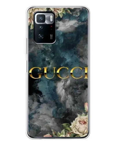 Чехол для Xiaomi POCO X3 GT с картинкой «Абстрактные цветы Gucci» Чехол для Xiaomi POCO X3 GT с картинкой «Абстрактные цветы Gucci»