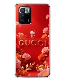Чехол для Xiaomi POCO X3 GT с картинкой «Gucci — золотой сад»