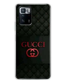 Чехол для Xiaomi POCO X3 GT с картинкой «Gucci — стеганый черный»
