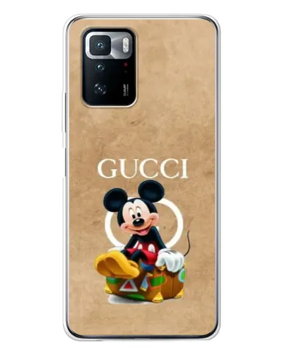 Чехол для Xiaomi POCO X3 GT с картинкой «Микки Маус Gucci — крафт» Чехол для Xiaomi POCO X3 GT с картинкой «Микки Маус Gucci — крафт»