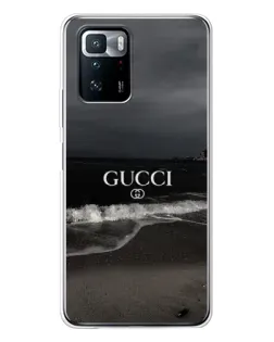 Чехол для Xiaomi POCO X3 GT с картинкой «Gucci — морской прибой»