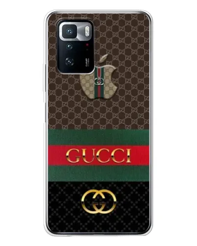 Чехол для Xiaomi POCO X3 GT с картинкой «Gucci — брендированный десерт» Чехол для Xiaomi POCO X3 GT с картинкой «Gucci — брендированный десерт»