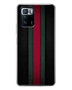 Чехол для Xiaomi POCO X3 GT с картинкой «Gucci — неоновая линия»
