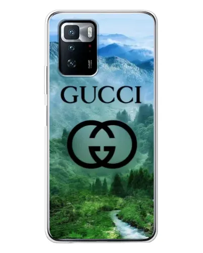 Чехол для Xiaomi POCO X3 GT с картинкой «Gucci — горный пейзаж» Чехол для Xiaomi POCO X3 GT с картинкой «Gucci — горный пейзаж»
