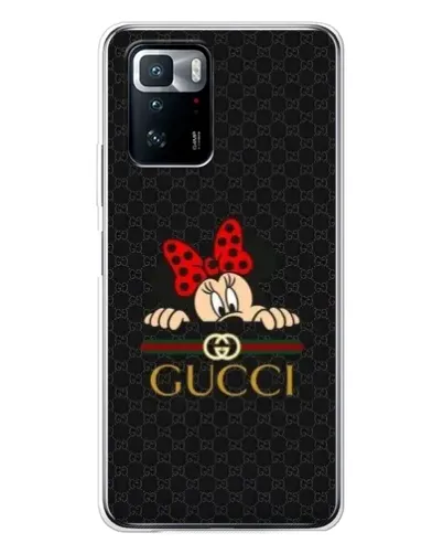 Чехол для Xiaomi POCO X3 GT с картинкой «Минни Маус Gucci — черный» Чехол для Xiaomi POCO X3 GT с картинкой «Минни Маус Gucci — черный»