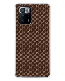 Чехол для Xiaomi POCO X3 GT с картинкой «Gucci — шоколадная сетка»
