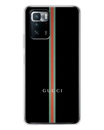 Чехол для Xiaomi POCO X3 GT с картинкой «Gucci — строгая линия» Чехол для Xiaomi POCO X3 GT с картинкой «Gucci — строгая линия»