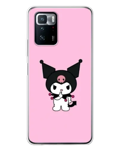 Чехол для Xiaomi POCO X3 GT с картинкой «Kuromi — розовая нежность»
