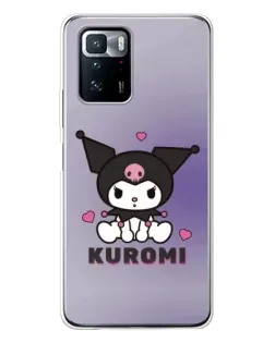 Чехол для Xiaomi POCO X3 GT с картинкой «Kuromi — фиолетовый арт»