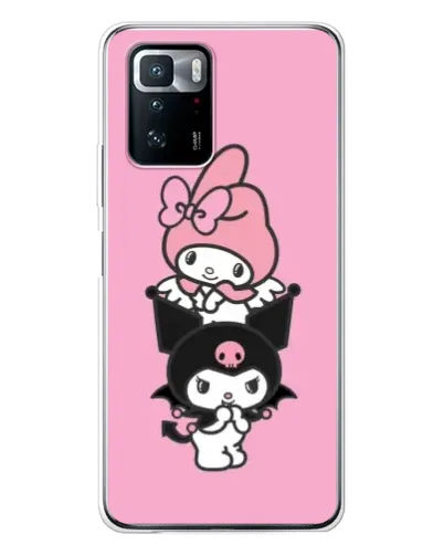 Чехол для Xiaomi POCO X3 GT с картинкой «My Melody и Kuromi»