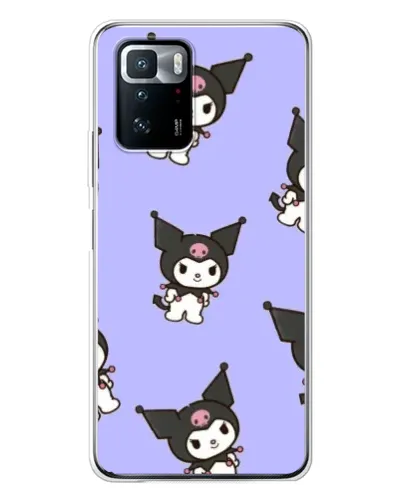 Чехол для Xiaomi POCO X3 GT с картинкой «Паттерн с Kuromi»