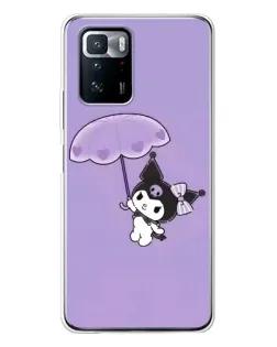 Чехол для Xiaomi POCO X3 GT с картинкой «Kuromi с зонтиком»