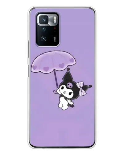 Чехол для Xiaomi POCO X3 GT с картинкой «Kuromi с зонтиком»