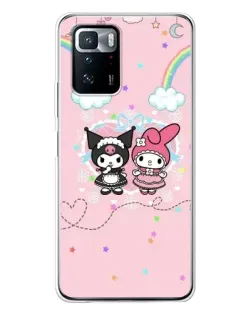 Чехол для Xiaomi POCO X3 GT с картинкой «My Melody и Kuromi»