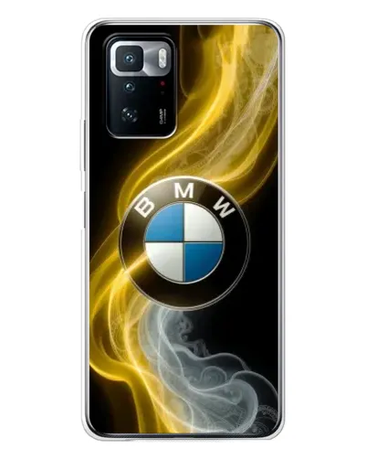 Чехол для Xiaomi POCO X3 GT с картинкой «Золотистый дым BMW» Чехол для Xiaomi POCO X3 GT с картинкой «Золотистый дым BMW»