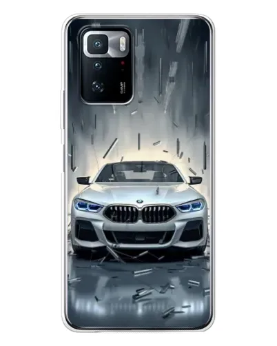 Чехол для Xiaomi POCO X3 GT с картинкой «BMW в свете фар» Чехол для Xiaomi POCO X3 GT с картинкой «BMW в свете фар»
