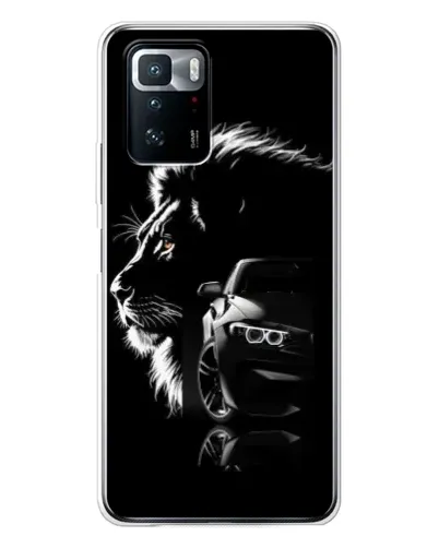 Чехол для Xiaomi POCO X3 GT с картинкой «BMW и лев» Чехол для Xiaomi POCO X3 GT с картинкой «BMW и лев»