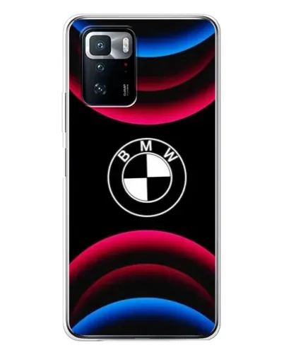 Чехол для Xiaomi POCO X3 GT с картинкой «Логотип BMW и неоновые дуги» Чехол для Xiaomi POCO X3 GT с картинкой «Логотип BMW и неоновые дуги»