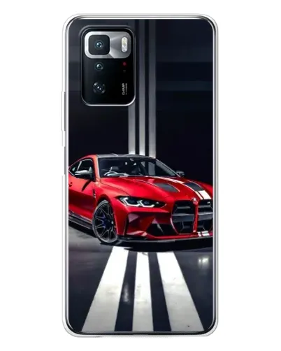 Чехол для Xiaomi POCO X3 GT с картинкой «Красная BMW на дороге» Чехол для Xiaomi POCO X3 GT с картинкой «Красная BMW на дороге»