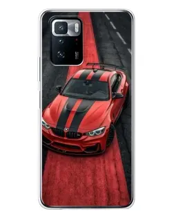 Чехол для Xiaomi POCO X3 GT с картинкой «BMW на красной дорожке»