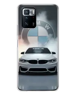 Чохол для Xiaomi POCO X3 GT з картинкою «BMW в білому диму» Чохол для Xiaomi POCO X3 GT з картинкою «BMW в білому диму»