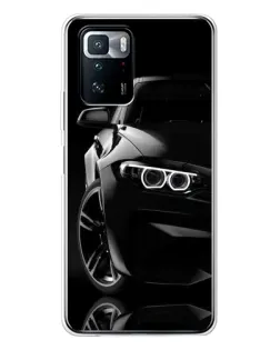 Чохол для Xiaomi POCO X3 GT з картинкою «Чорна BMW — профіль» Чохол для Xiaomi POCO X3 GT з картинкою «Чорна BMW — профіль»