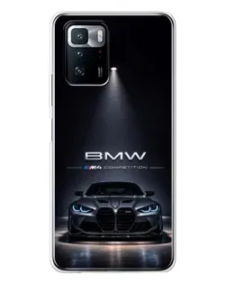 Чохол для Xiaomi POCO X3 GT з картинкою «BMW крізь нічне місто» Чохол для Xiaomi POCO X3 GT з картинкою «BMW крізь нічне місто»