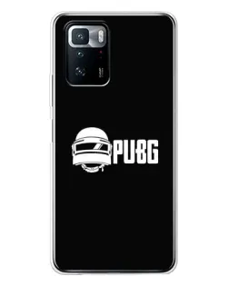 Чехол для Xiaomi POCO X3 GT с картинкой «PUBG — классический лого»
