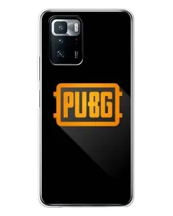 Чехол для Xiaomi POCO X3 GT с картинкой «PUBG — рамка лого»