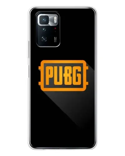 Чехол для Xiaomi POCO X3 GT с картинкой «PUBG — рамка лого»