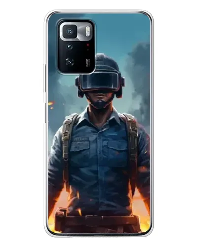 Чехол для Xiaomi POCO X3 GT с картинкой «PUBG — реалистичный герой»